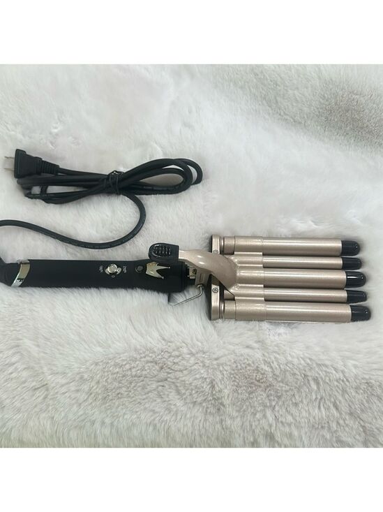 Perfson Hair Curling Iron 5 Barrel Curling Wand Gold Brown) main image 11